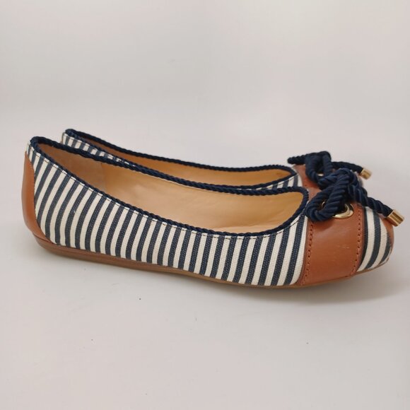 Gianni Bini Shoes Nautical Stripe Slip On Sawyer Casual Ballet Style Flats Sz 9 - Picture 6 of 16